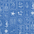 Life is Good W Coastal Stamp Sleep Pant ATHLETIC BLUE