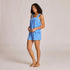 Life Is Good W Sleep Short Coastal Stamp ATHLETIC BLUE