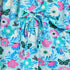 Life is Good W Snuggle Up Sleep Short Summer Garden AQUA BLUE
