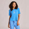 Life is Good W SS Sleep Tee Mermaid Stamp ATHLETIC BLUE