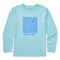 Life Is Good Kids LS Sun Crusher Watch Out AQUA BLUE