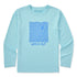 Life Is Good Kids LS Sun Crusher Watch Out AQUA BLUE