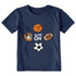 Life Is Good Toddler SS Crusher Game On Sports Tee DARKEST BLUE