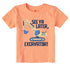 Life is Good Toddler SS Crusher See Ya Later Excavator Tee CANYON ORANGE
