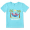 Life Is Good Toddler SS Crusher Relaxalotl Axolotl Tee AQUA BLUE