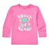Life Is Good Toddler LS Sun Crusher Shell Yeah WATERMELON PINK