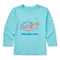 Life Is Good Toddler LS Sun Crusher Swimsalotl AQUA BLUE