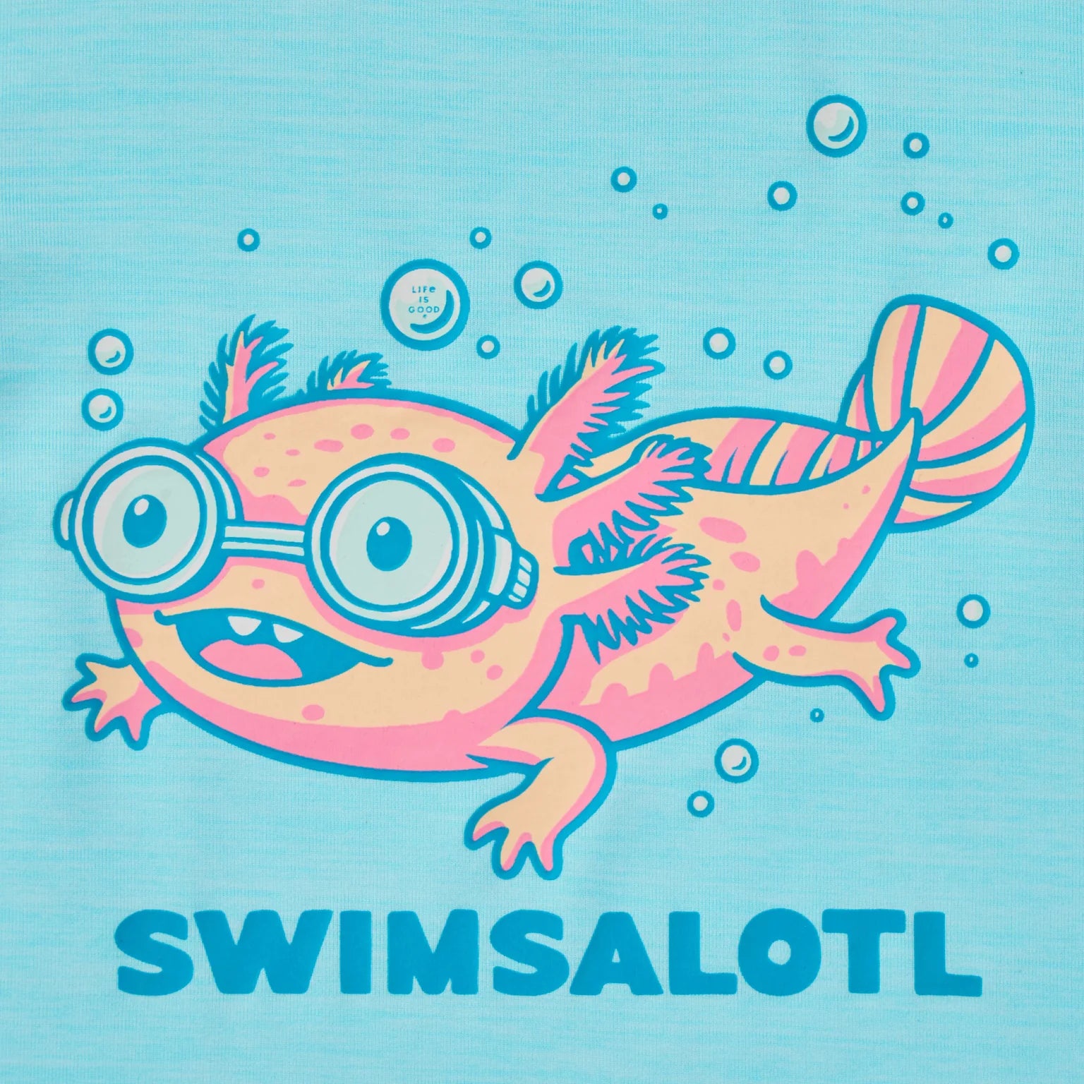 Life Is Good Toddler LS Sun Crusher Swimsalotl AQUA BLUE