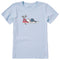 Life Is Good W Crusher Lite Patriotic Daisy Sneakers GLACIER BLUE