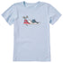 Life Is Good W Crusher Lite Patriotic Daisy Sneakers GLACIER BLUE