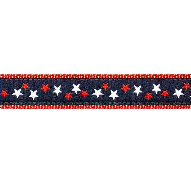 Preston Dog Collar Patriotic Stars NAVY