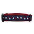 Preston Dog Collar Patriotic Stars NAVY
