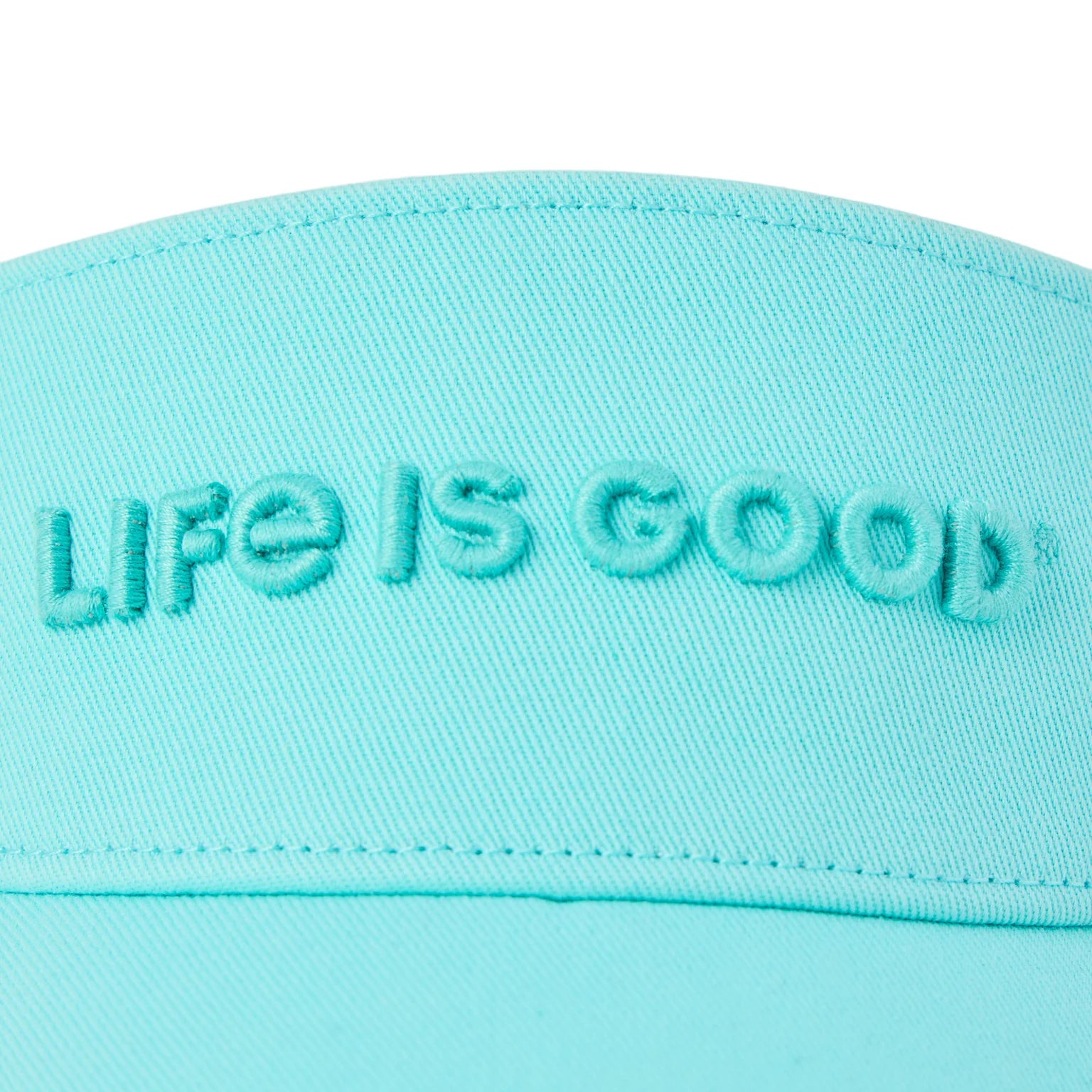 Life is Good Updated Visor AQUA BLUE