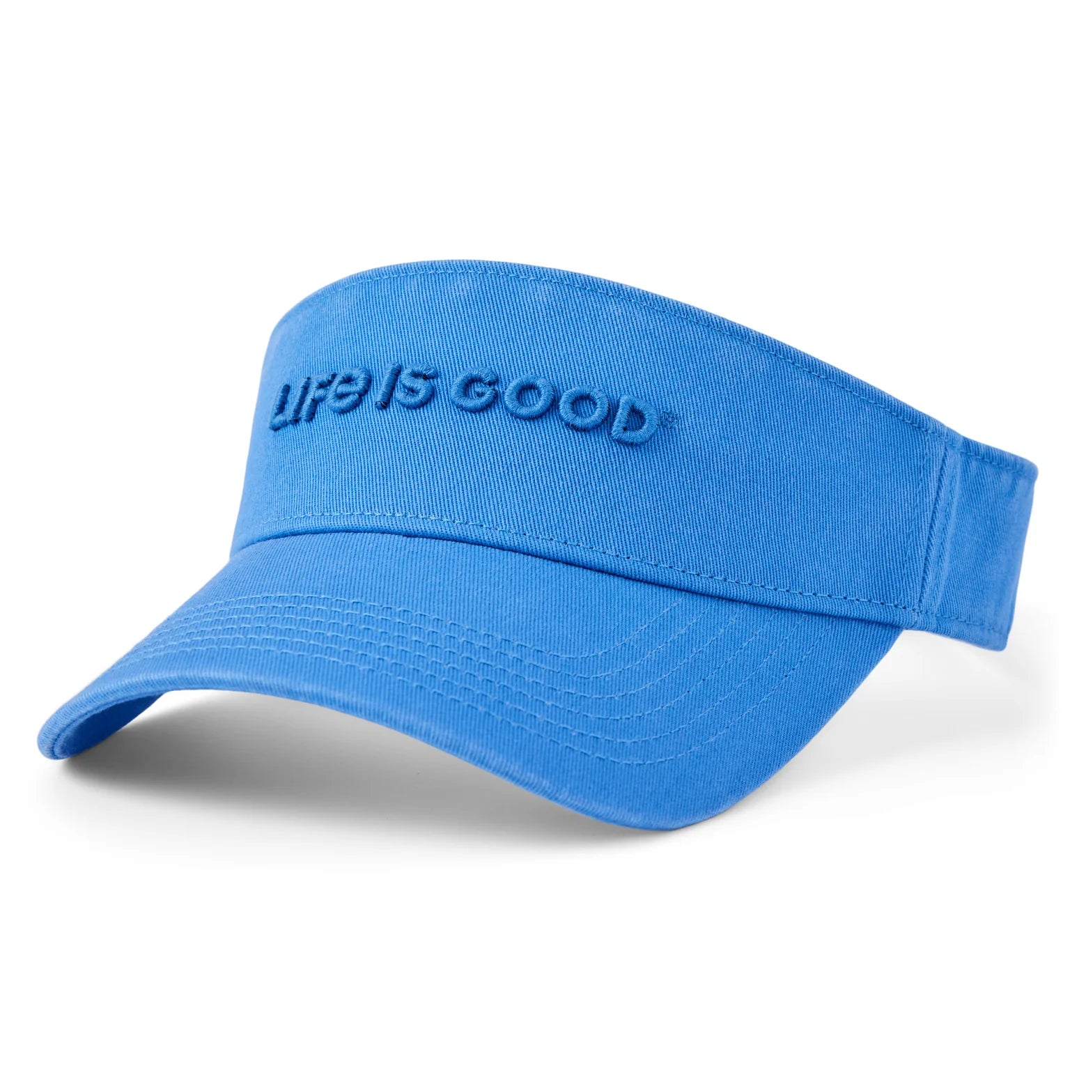 Life is Good Updated Visor ATHLETIC BLUE