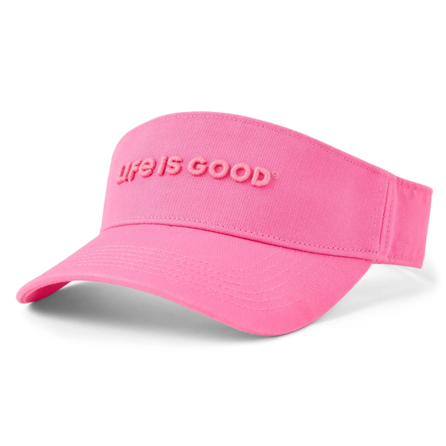 Life is Good Updated Visor WATERMELON PINK