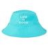 Life is Good Baby Made In The Shade Bucket Hat Pool Pups AQUA BLUE