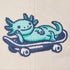 Life Is Good Kids Chill Cap Relaxalotl Skateboard BIRCH WHITE