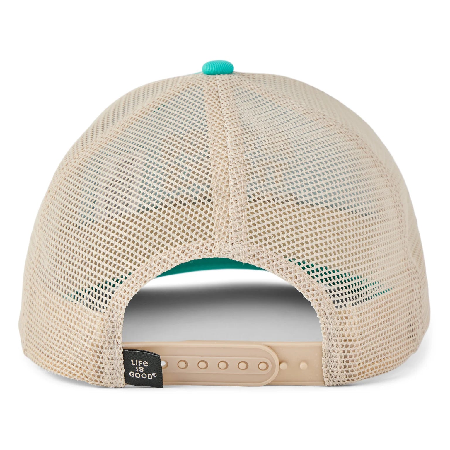 Life is Good Trucker Hat My Dog Thinks I'm Cool TURQUOISE / BIRCH