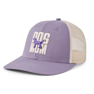 Life is Good Trucker Dog Mom Stack DUSK PURPLE