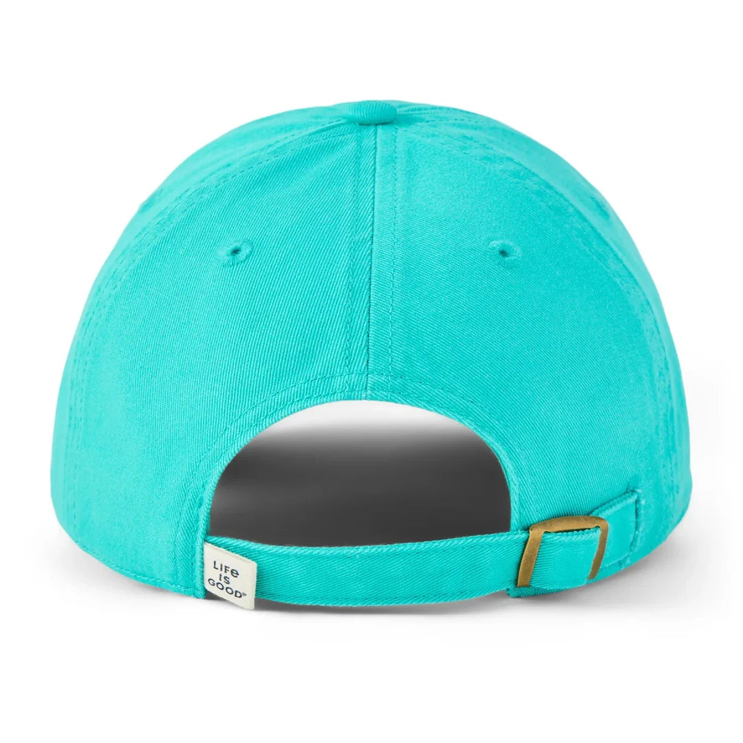 Life is Good Chill Cap Vintage Paw TURQUOISE GREEN
