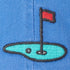 Life is Good Chill Cap Golf Flag ATHLETIC BLUE