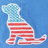 Life is Good Chill Cap Dog Bless America ATHLETIC BLUE