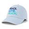 Life is Good Chill Cap Peace Love Beach GLACIER BLUE