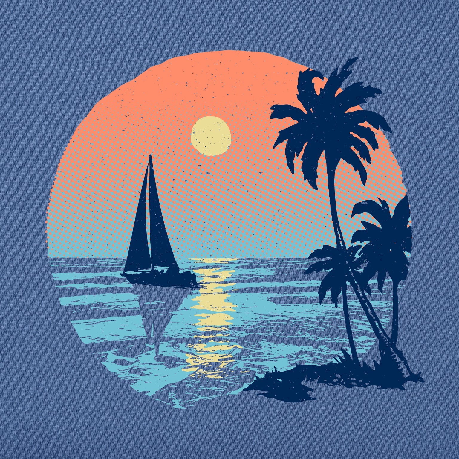 Life is Good M SS Crusher Sailors Moon Tee ATHLETIC BLUE