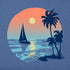 Life is Good M SS Crusher Sailors Moon Tee ATHLETIC BLUE