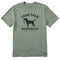 Life is Good M SS Crusher Lite Less Talk More Walk Tee MOSS GREEN