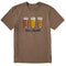 Life is Good M SS Crusher Fall Beer Colors Tee MUSHROOM BROWN
