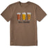 Life is Good M SS Crusher Fall Beer Colors Tee MUSHROOM BROWN