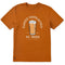 Life is Good M SS Crusher Easily Distracted by Beer Tee COPPER BROWN