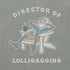 Life is Good M LS Crusher Director of Lolligagging Tee IRON GRAY