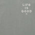 Life is Good M LS Crusher Director of Lolligagging Tee IRON GRAY
