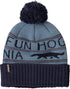 Patagonia Kid's Powder Town Beanie FUN HOGS: NEW NAVY