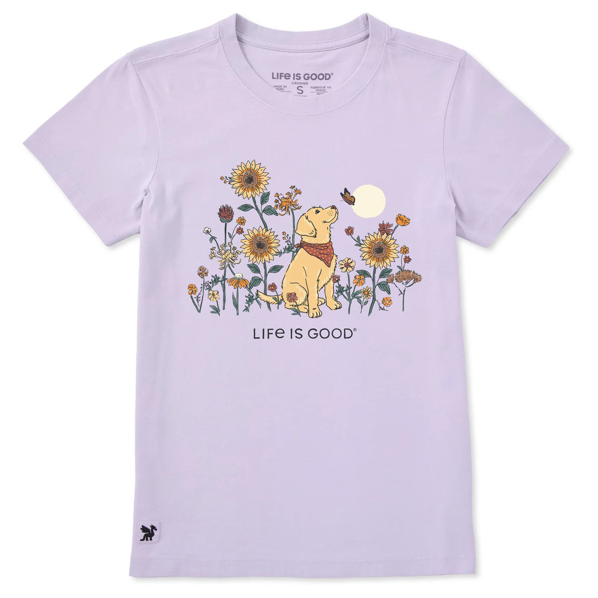 Life Is Good W SS Crusher Bloom Buddy Tee ALPINE PURPLE