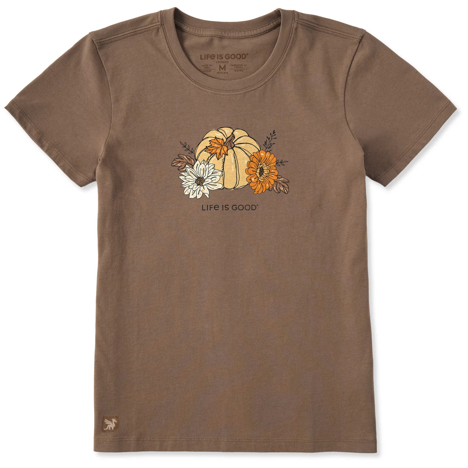 Life Is Good W SS Crusher The Bloom & Gourd Tee MUSHROOM