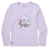 Life Is Good W LS Crusher Vee Winter Is For The Snowy Birds ALPINE PURPLE