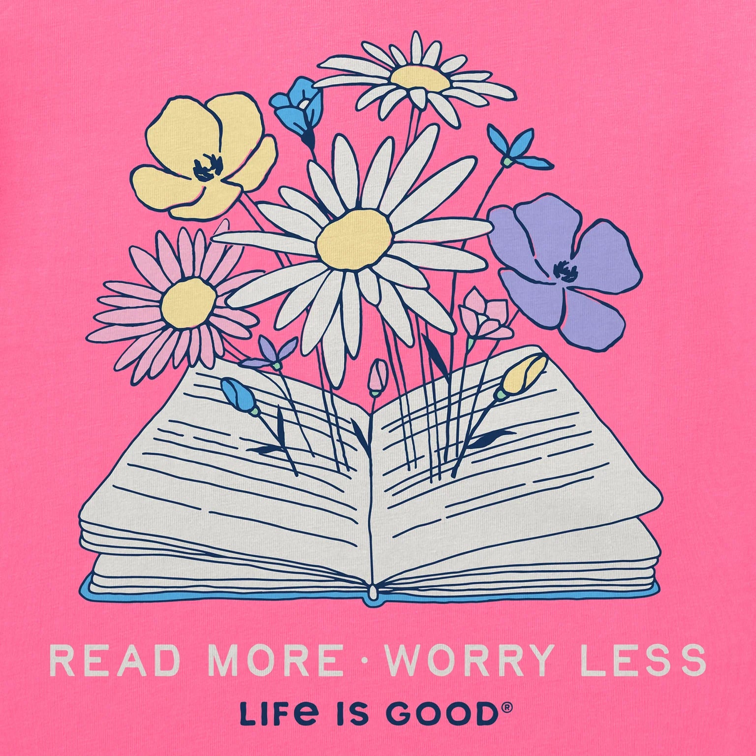 Life Is Good W LS Crusher Lite Read More Petals & Prose Vee WATERMELON PINK