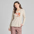 Life is Good W Hooded Crusher Lite Poppy Field Tee BIRCH WHITE