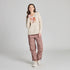 Life is Good W Hooded Crusher Lite Poppy Field Tee BIRCH WHITE