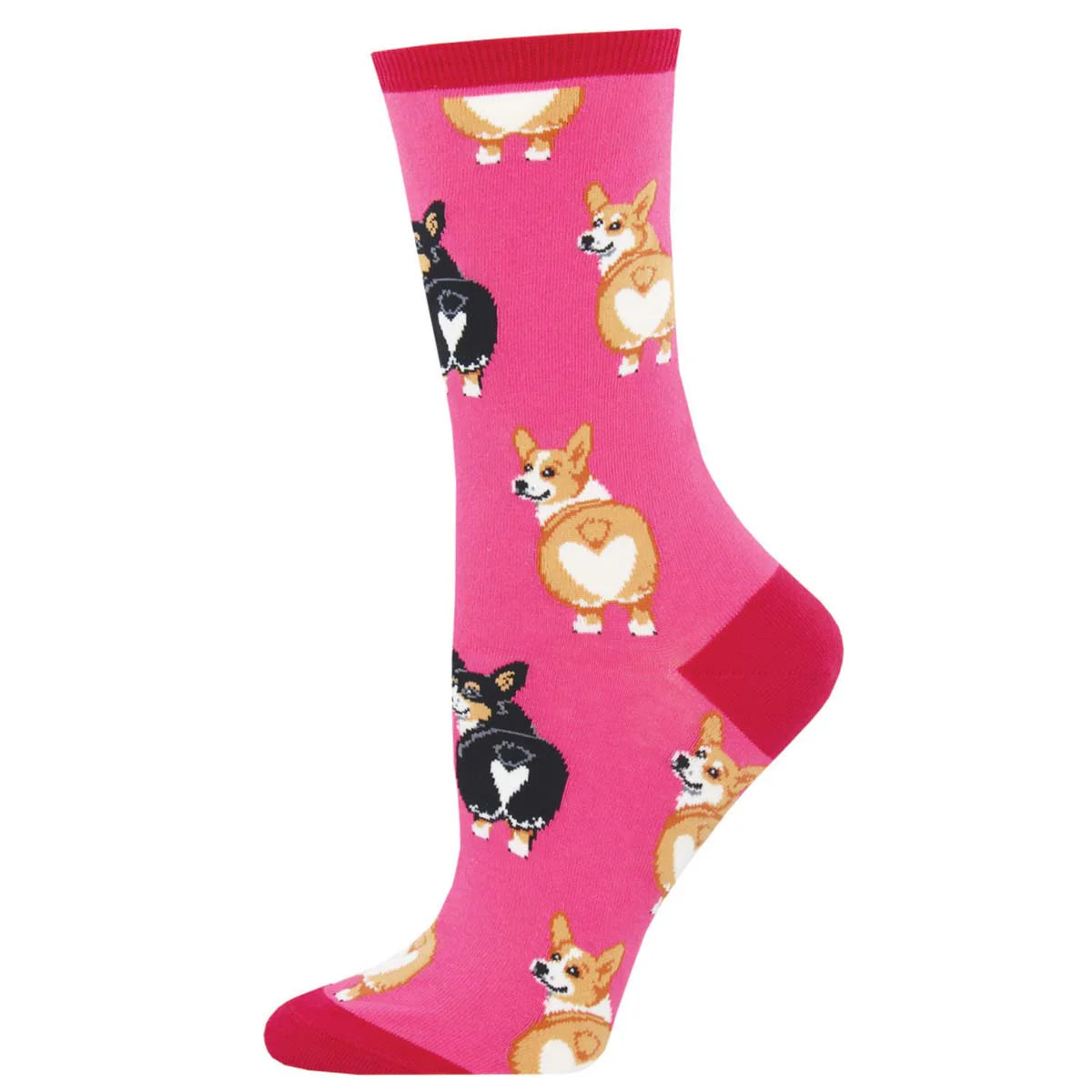 Socksmith W Corgi Butt PINK