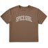 Life Is Good W SS Crusher Boxy Tee Spice Girl MUSHROOM BROWN