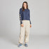 Life is Good W Crusher Boxy Hoodie Autumn Celestial Moon INKWELL BLUE