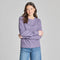 Life is Good W Good Vibes Fleece Branded LIG Good Vibes Crew DUSK PURPLE