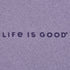 Life is Good W Good Vibes Fleece Branded LIG Good Vibes Crew DUSK PURPLE
