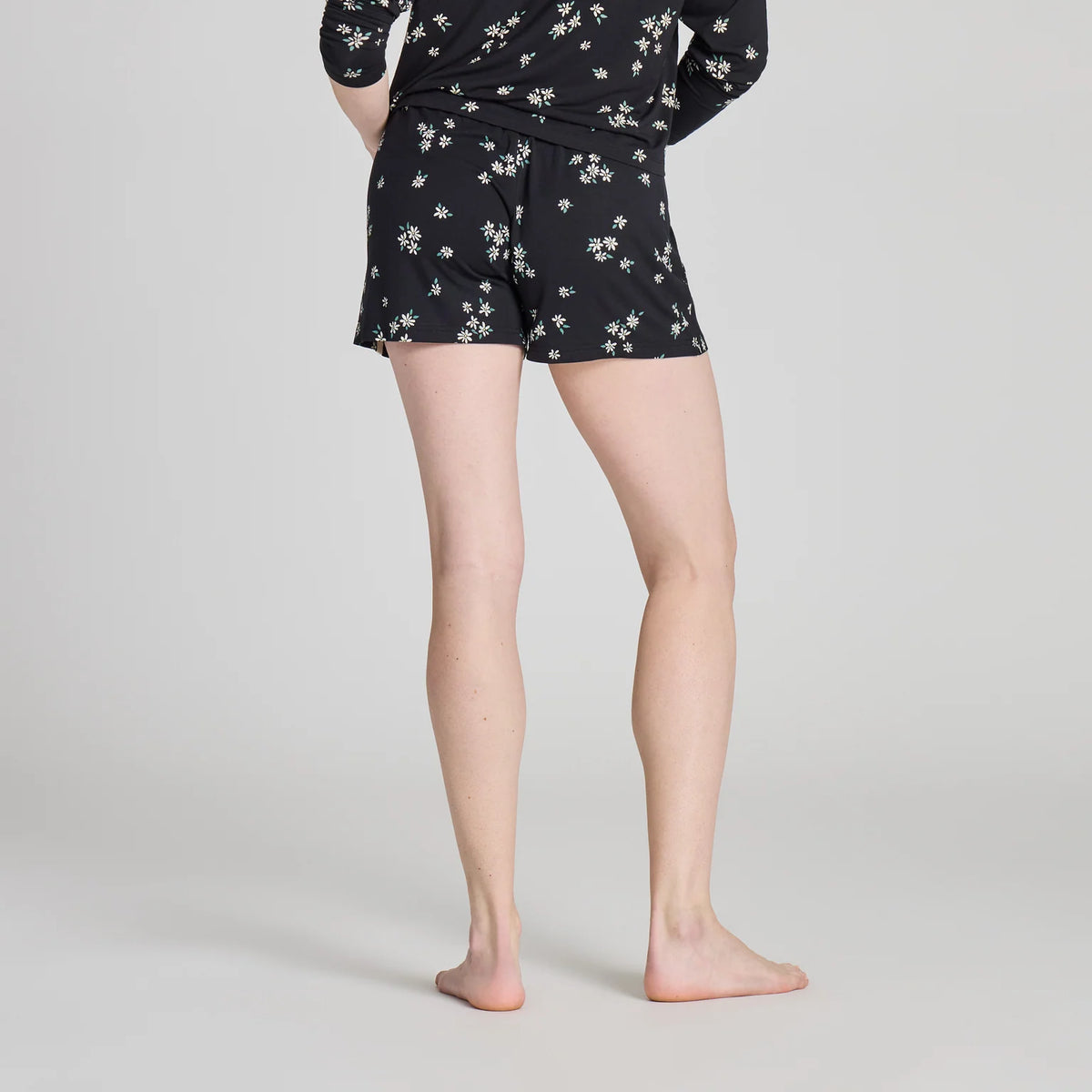 Life is Good W Snuggle Up Sleep Short Wild Daisy TRUE BLACK