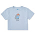 Life is Good Kids SS Crusher Boxy Le Meow Tee GLACIER BLUE