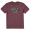 Life Is Good M SS Crusher Tailgate LIG Tee MAHOGANY